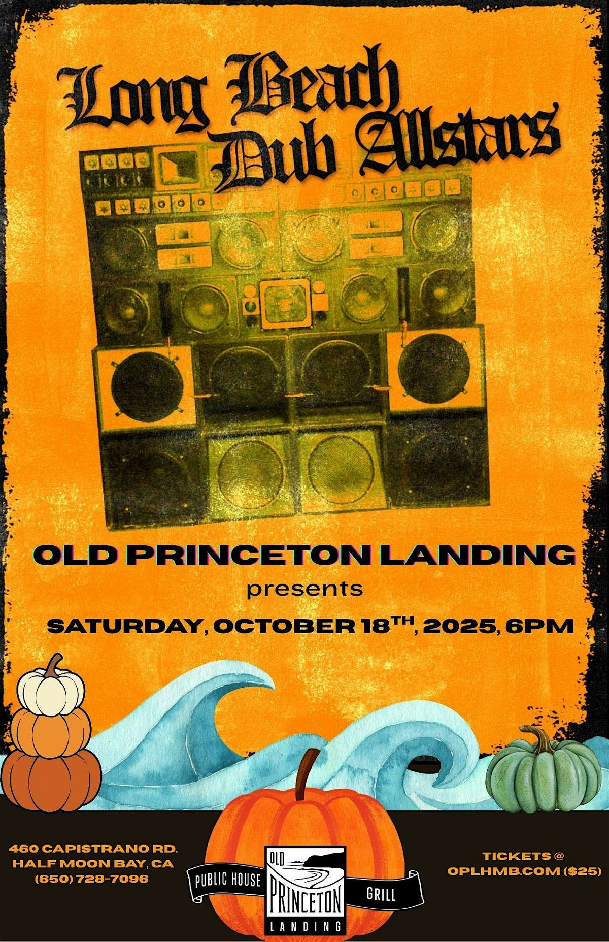 Long Beach Dub Allstars at Old Princeton Landing, 18 October | Event in Half Moon Bay | AllEvents