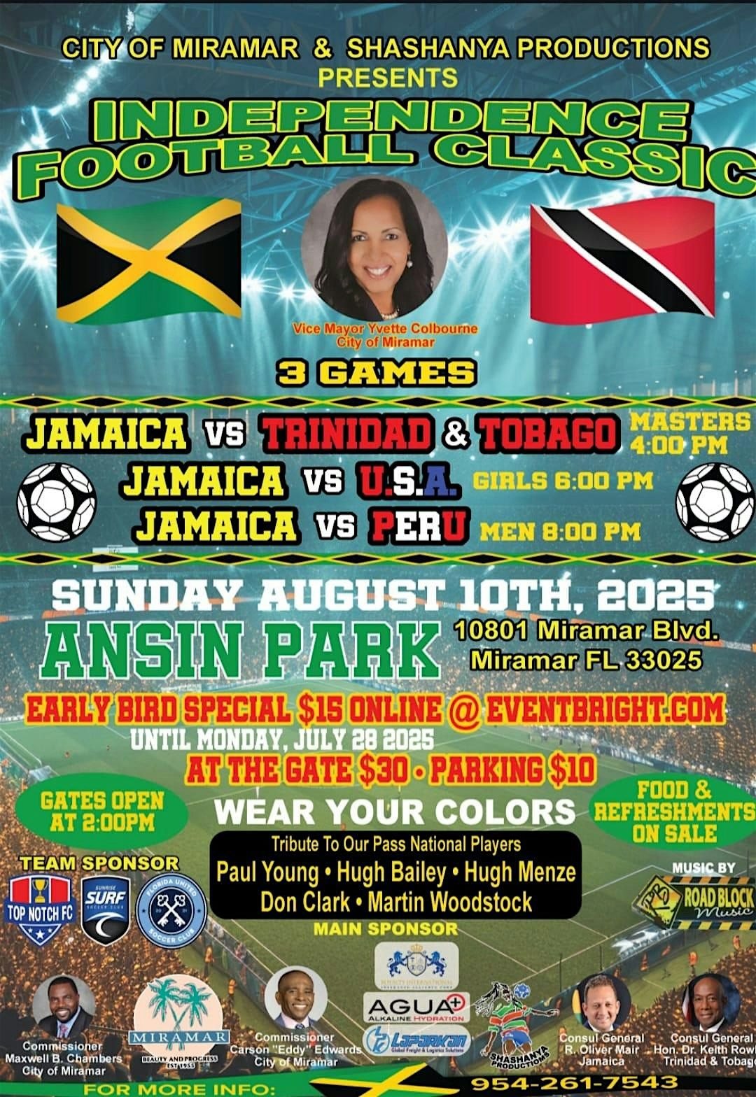 INDEPENDENCE FOOTBALL CLASSIC 2025, 10 August | Event in Miramar | AllEvents