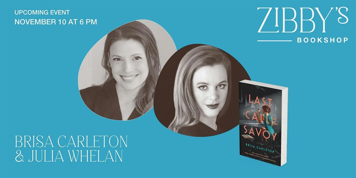 Author event! Brisa Carleton & Julia Whelan, 10 November | Event in Santa Monica | AllEvents