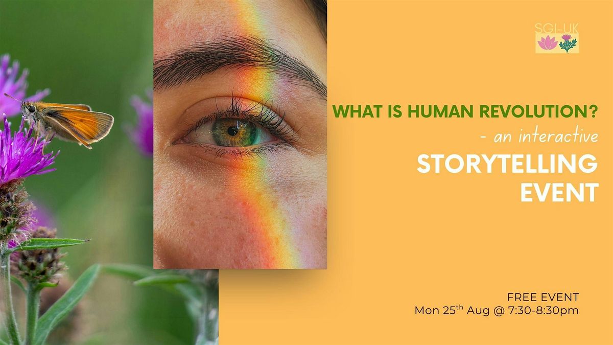 What is human revolution? - an interactive storytelling event, 25 August | Event in Edinburgh | AllEvents