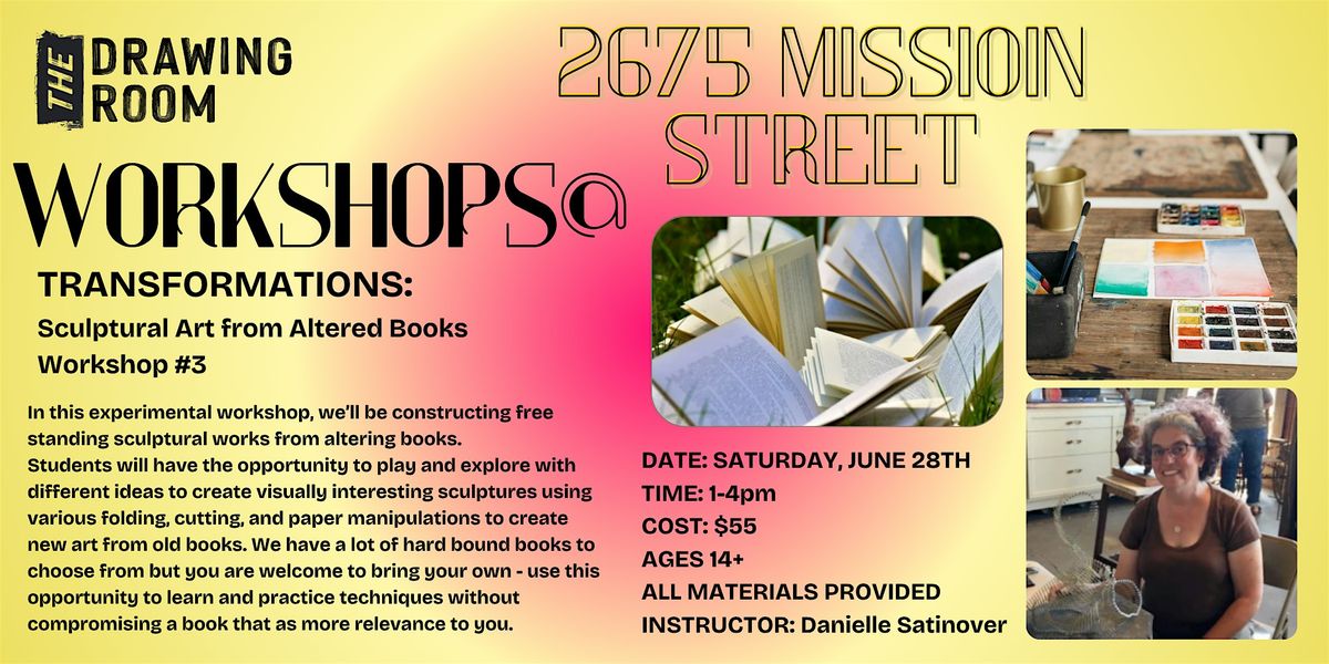 TRANSFORMATIONS: WORKSHOP #3, 5 July | Event in San Francisco | AllEvents