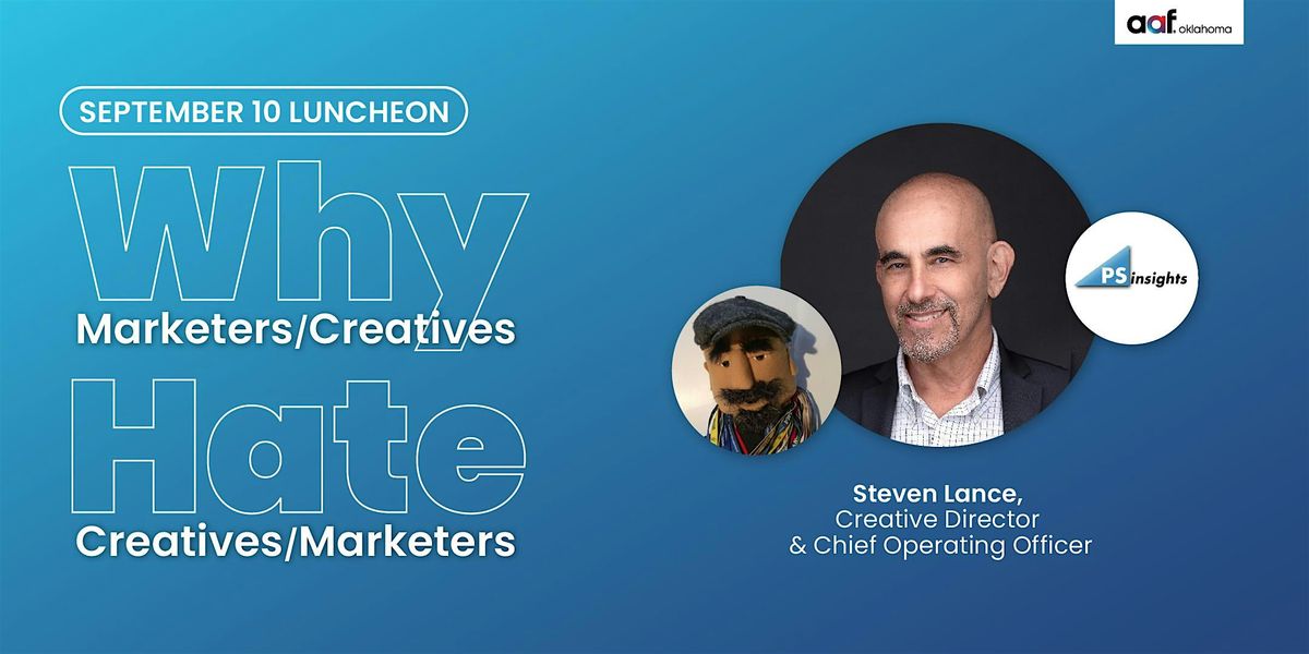 Why Marketers/Creatives Hate Creatives/Marketers, 10 September | Event in Oklahoma City | AllEvents