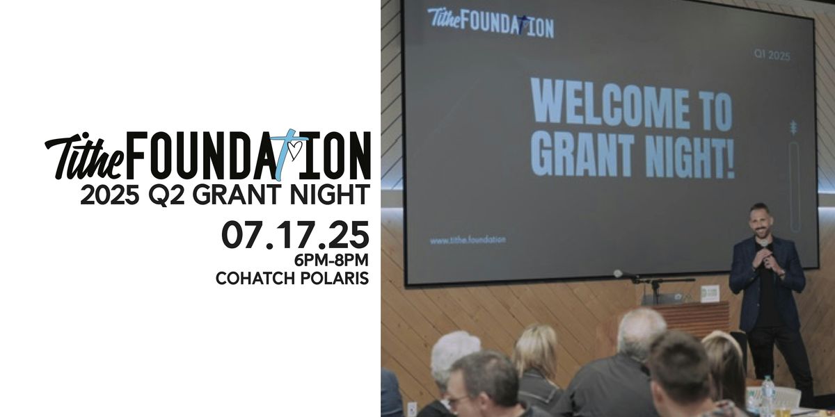 TITHE FOUNDATION - SUMMER 25' GRANT NIGHT!, 17 July | Event in Columbus | AllEvents