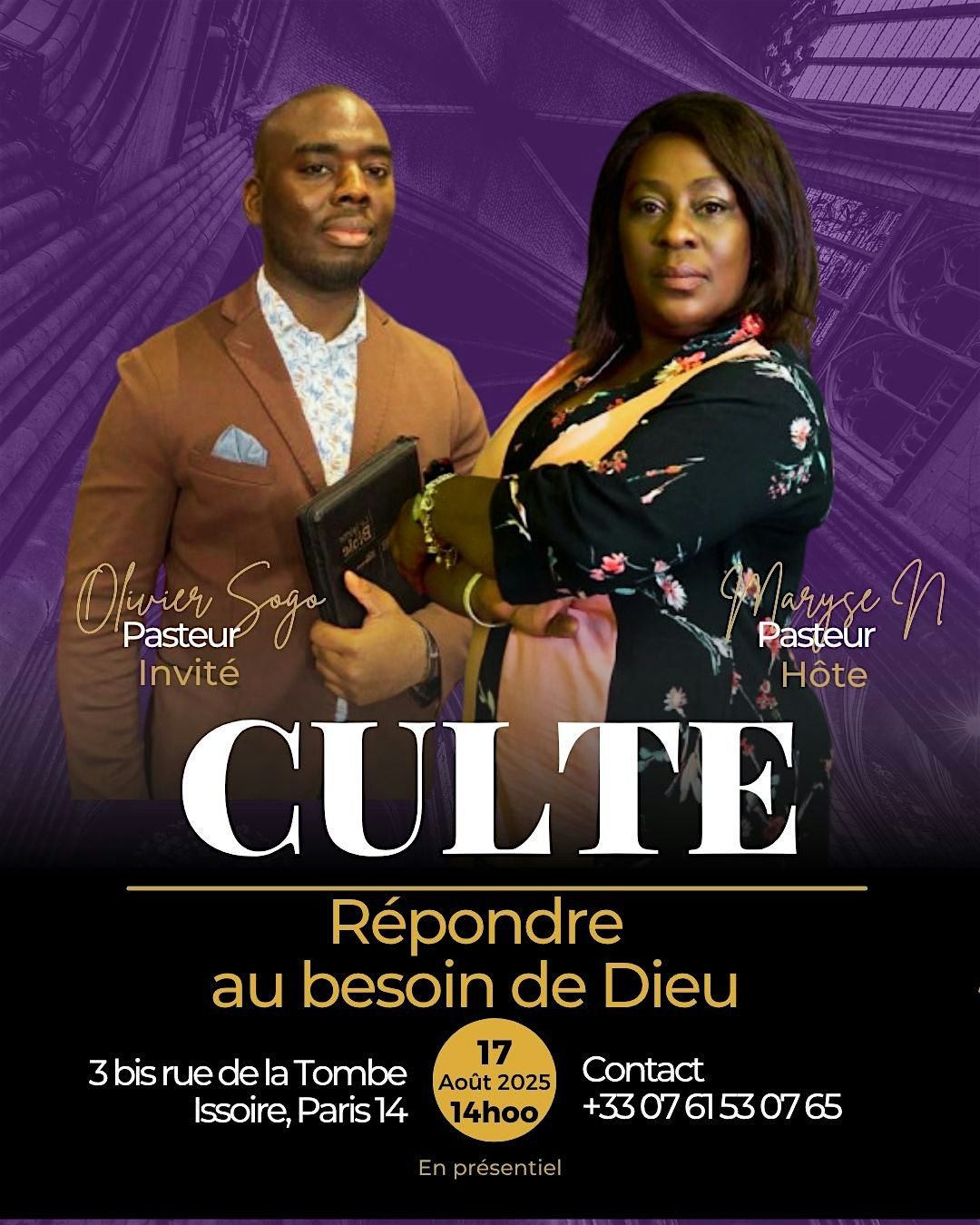 Culte de puissance: Répondre au besoin de Dieu, 17 August | Event in Paris | AllEvents
