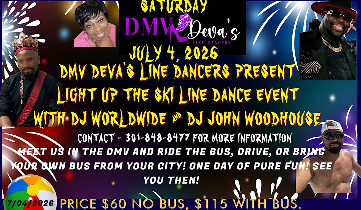 DMV DEVA'S LINE DANCERS "LIGHT UP THE SKY" LINE DANCE EVENT, 4 July | Event in Ocean City | AllEvents
