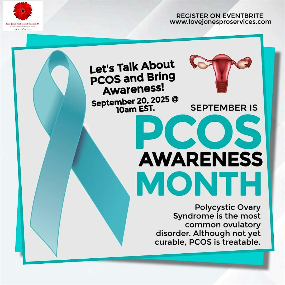 Let's Talk About PCOS! PCOS Awareness Month Speaker Event, 20 September | Online Event | AllEvents