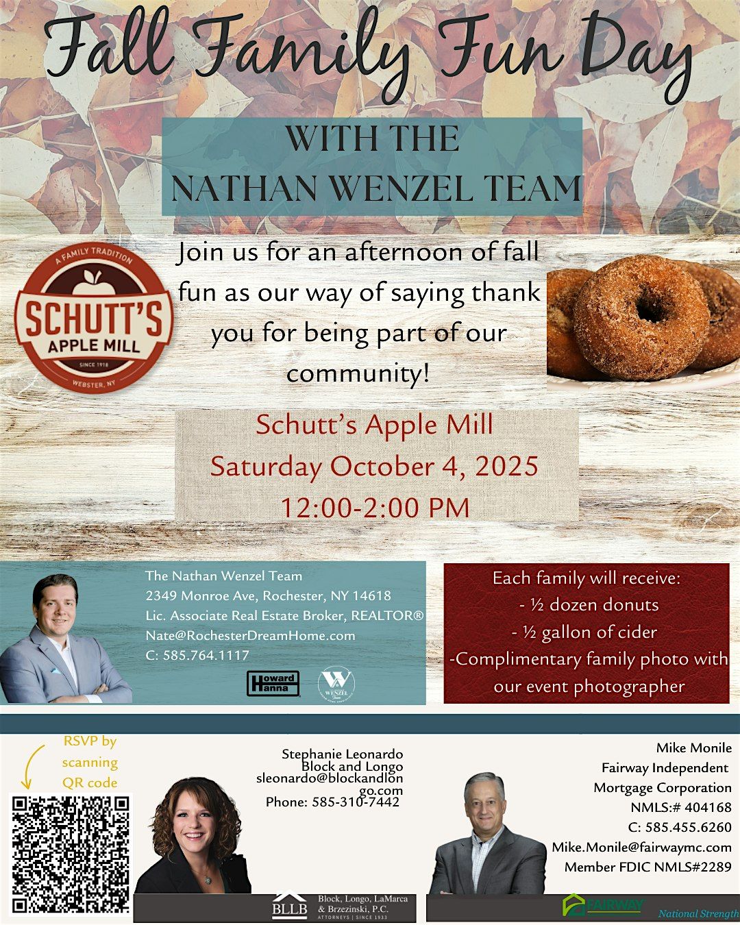 Fall Family Fun Day with The Nathan Wenzel Team, 4 October | Event in Webster | AllEvents
