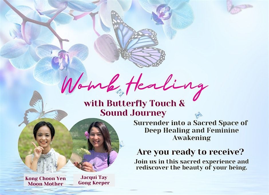 Womb Healing with Butterfly Touch and Gong Bath, 4 October | Event in Pasir Ris | AllEvents