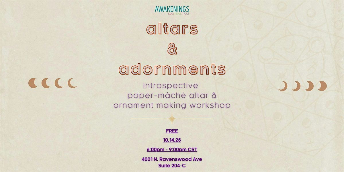 Altars & Adornments Paper-mâché Workshop, 14 October | Event in Chicago | AllEvents