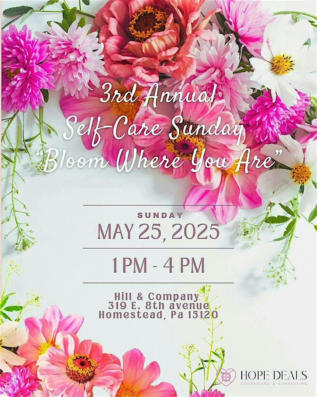 Self-Care Sunday: Bloom Where You Are Luncheon, 25 May | Event in Homestead | AllEvents