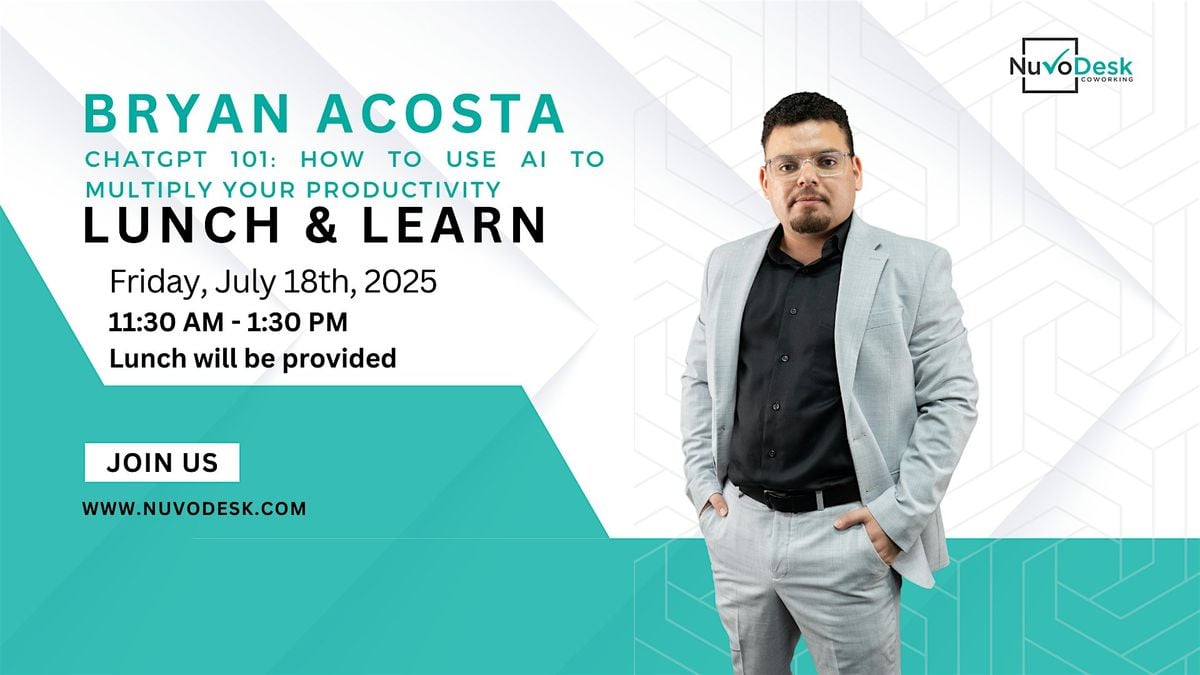 ChatGPT 101: How to Use AI to Multiply Your Productivity, 18 July | Event in Arlington | AllEvents