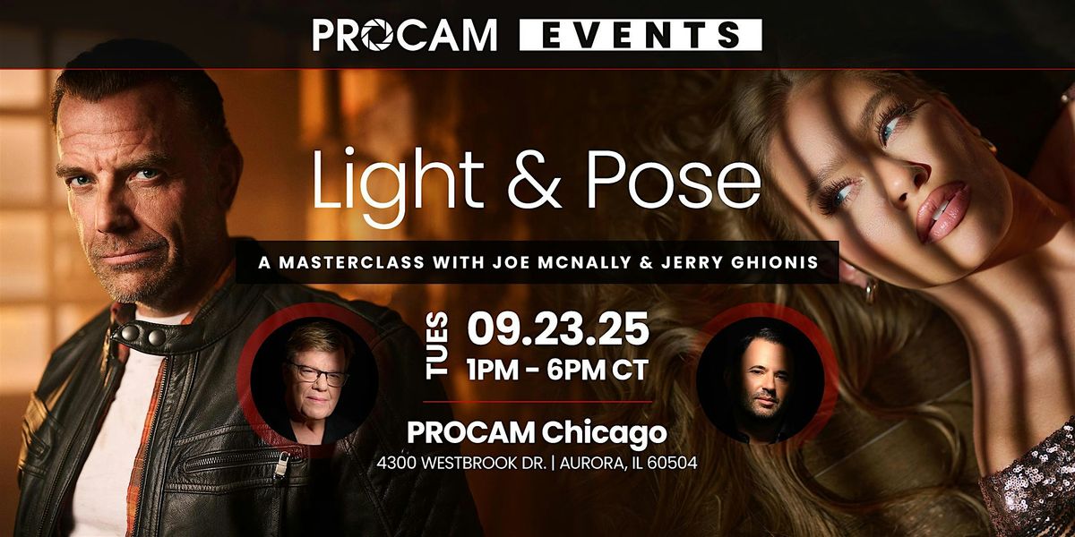 Light & Pose: A Masterclass with Jerry Ghionis & Joe McNally, 23 September | Event in Aurora | AllEvents