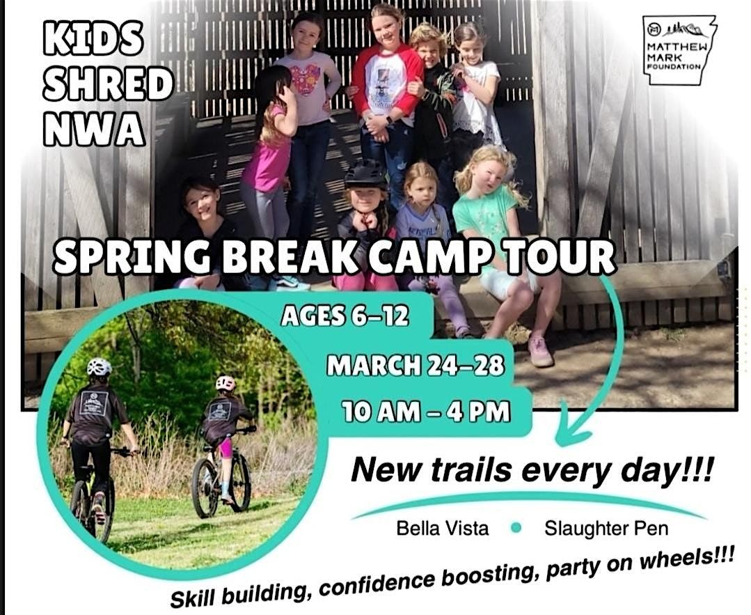 Kids Shred NWA Spring Break MTB Camp Tour, Bark Park, Bentonville, 24