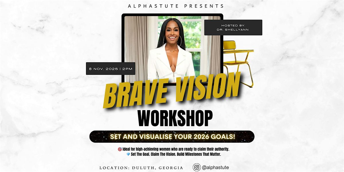 The Brave Vision Workshop, 8 November | Event in Duluth | AllEvents