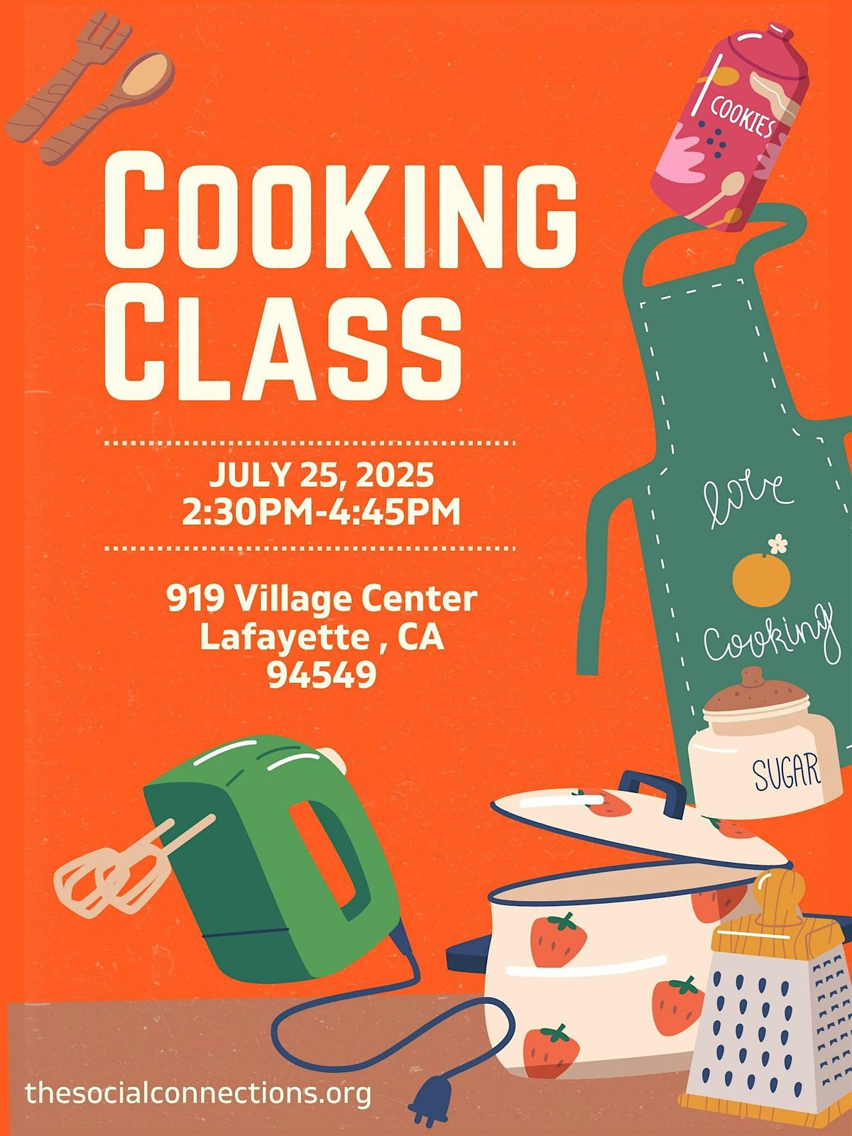 Cooking Class, 25 July | Event in Lafayette | AllEvents
