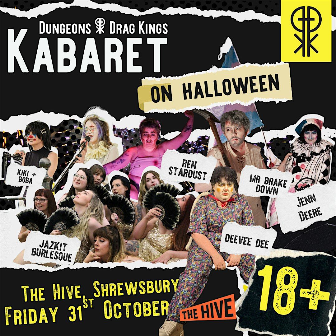 Dungeons and Drag Kings Halloween Cabaret, 31 October | Event in Shrewsbury | AllEvents
