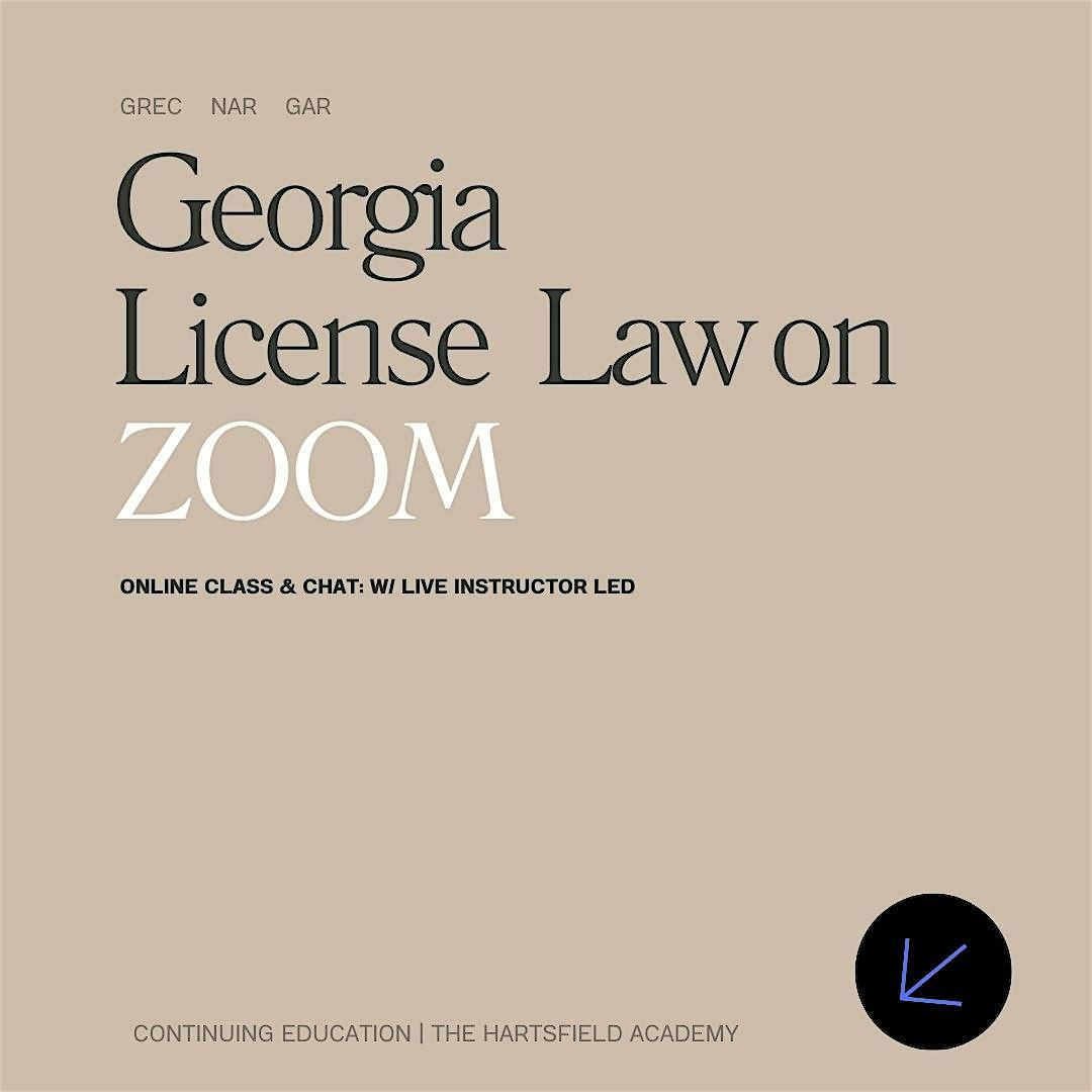 License Law Required - 3CE | Georgia Real Estate, 29 May | Event in Smyrna | AllEvents