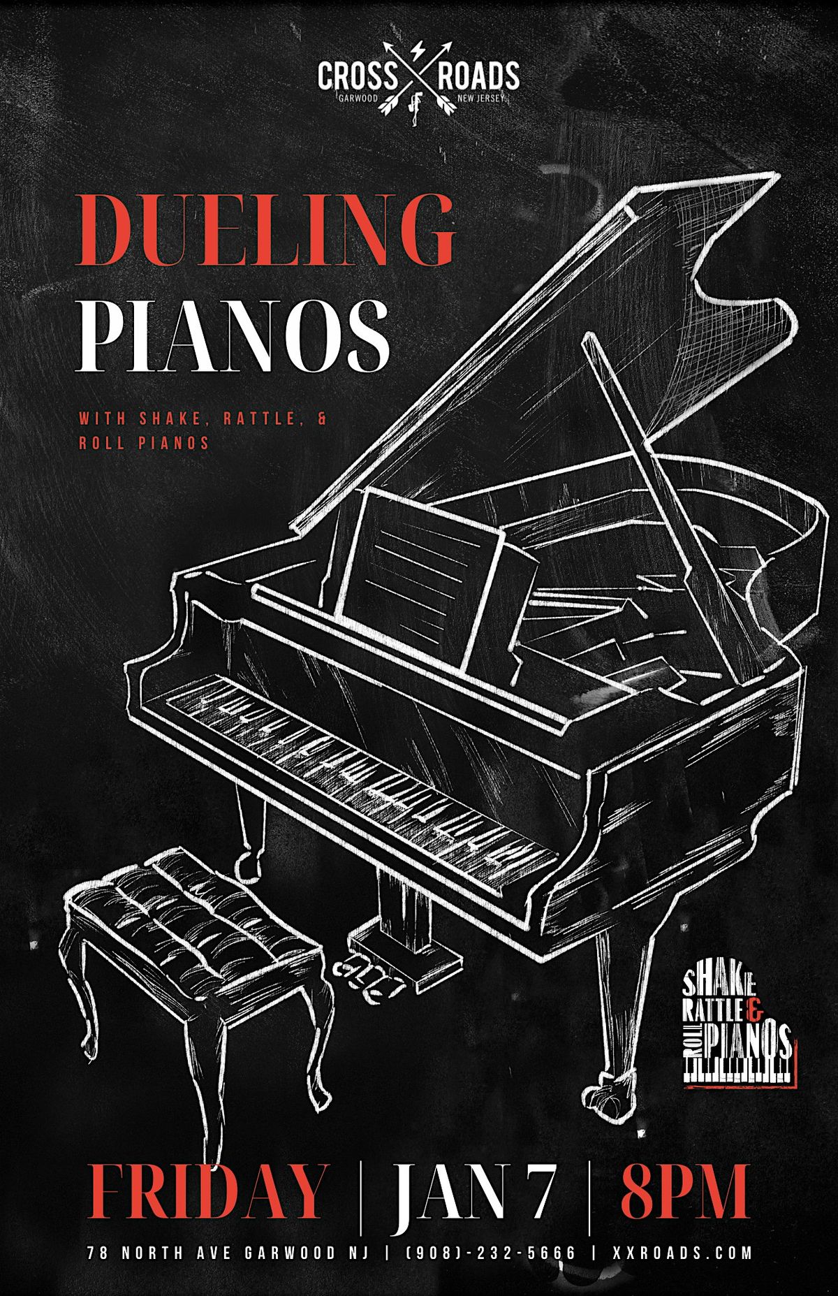 DUELING PIANOS with Shake Rattle & Roll Pianos, 15 August | Event in Garwood | AllEvents
