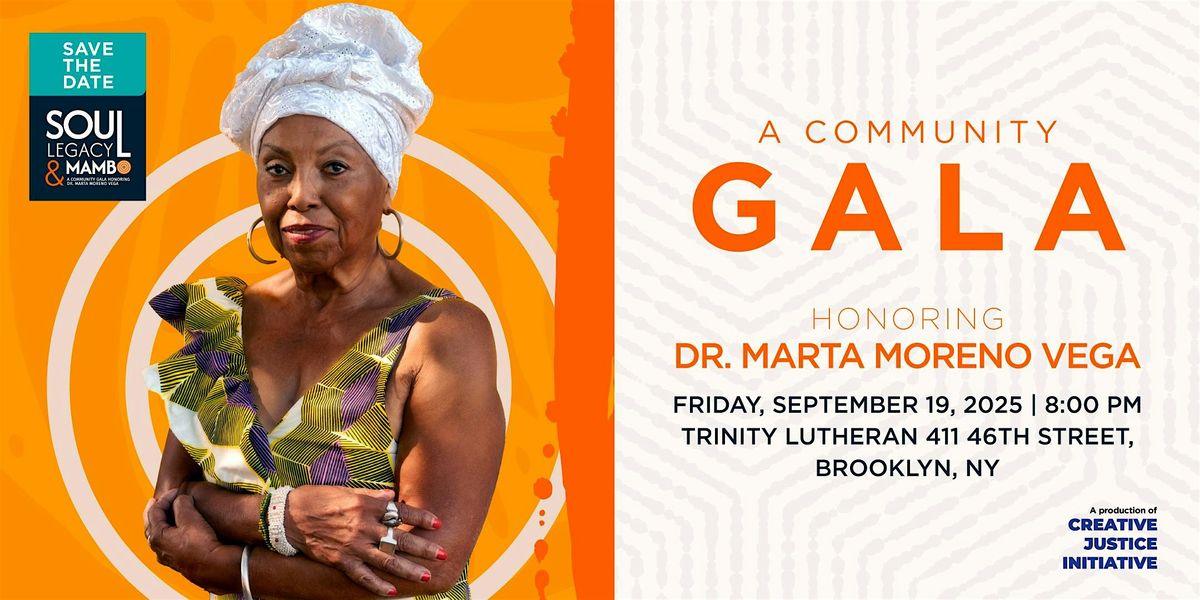 Soul, Legacy & Mambo: A Community Gala Honoring Dr. Marta Moreno Vega, 19 September | Event in Brooklyn