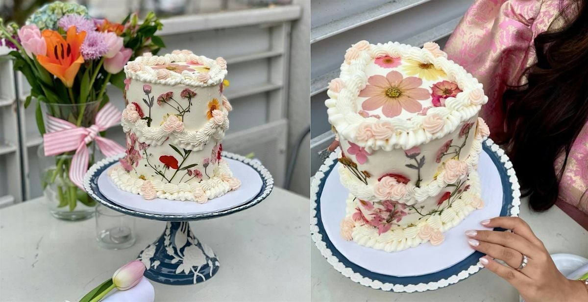 Brunch + Pressed Floral Cake Class in Tomball | Mommy & Me Add-On Available, 6 July | Event in Tomball