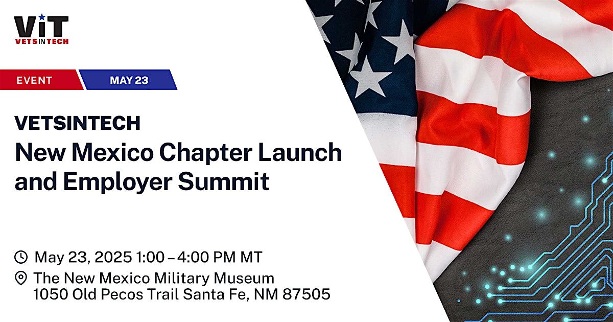 VIT New Mexico Chapter Launch and Employer Summit, 23 May | Event in Santa Fe | AllEvents