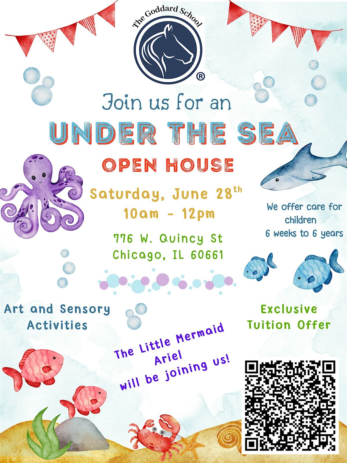 Under the Sea! Open House at The Goddard School of West Loop, 28 June | Event in Chicago | AllEvents