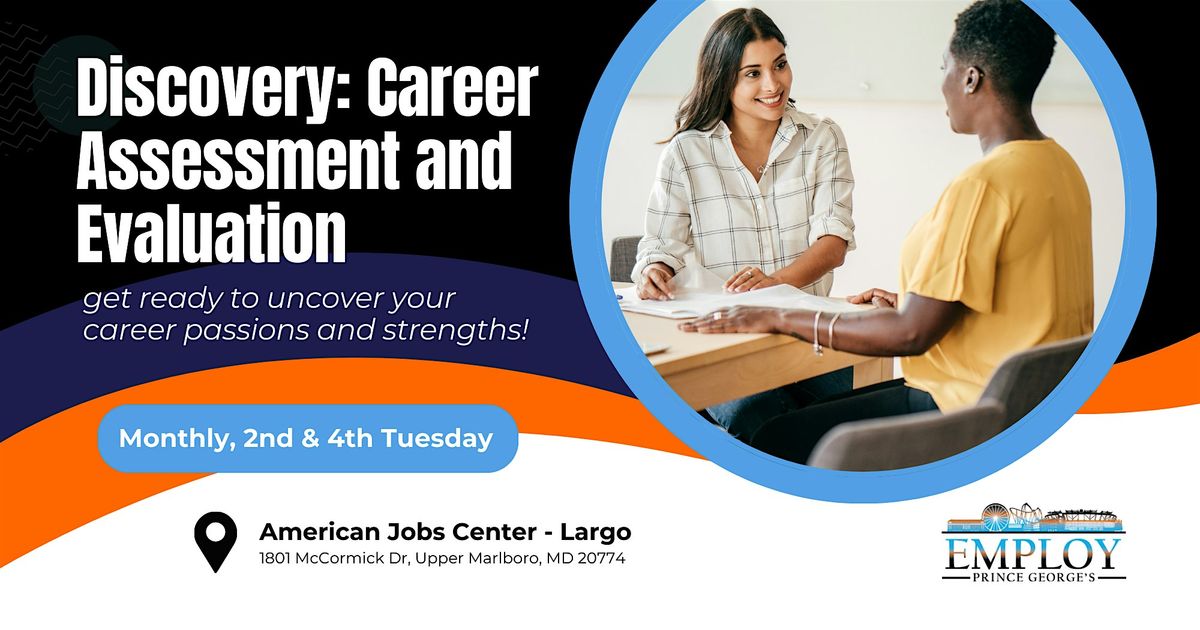 Discovery: Career Assessment and Evaluation Workshop-Largo | Event in Largo | AllEvents
