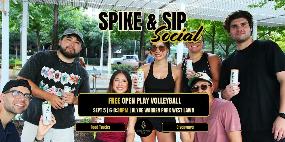 Spike & Sip Social - Sept 5, 5 September | Event in Dallas | AllEvents