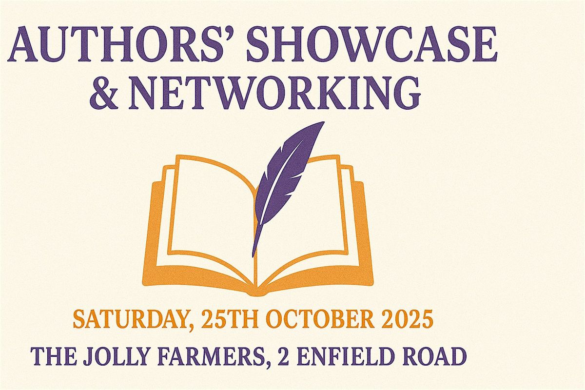 Authors’ Showcase & Networking, 25 October | Event in Enfield | AllEvents