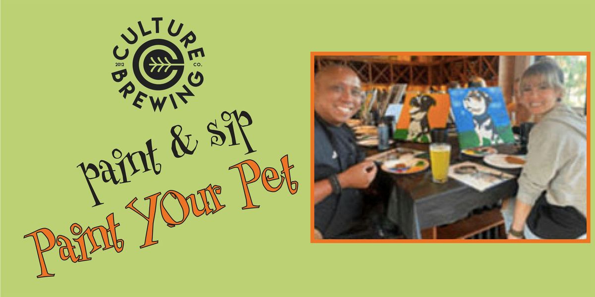 Pet Portraits - Paint and Sip - Solana Beach, 9 August | Event in Solana Beach | AllEvents