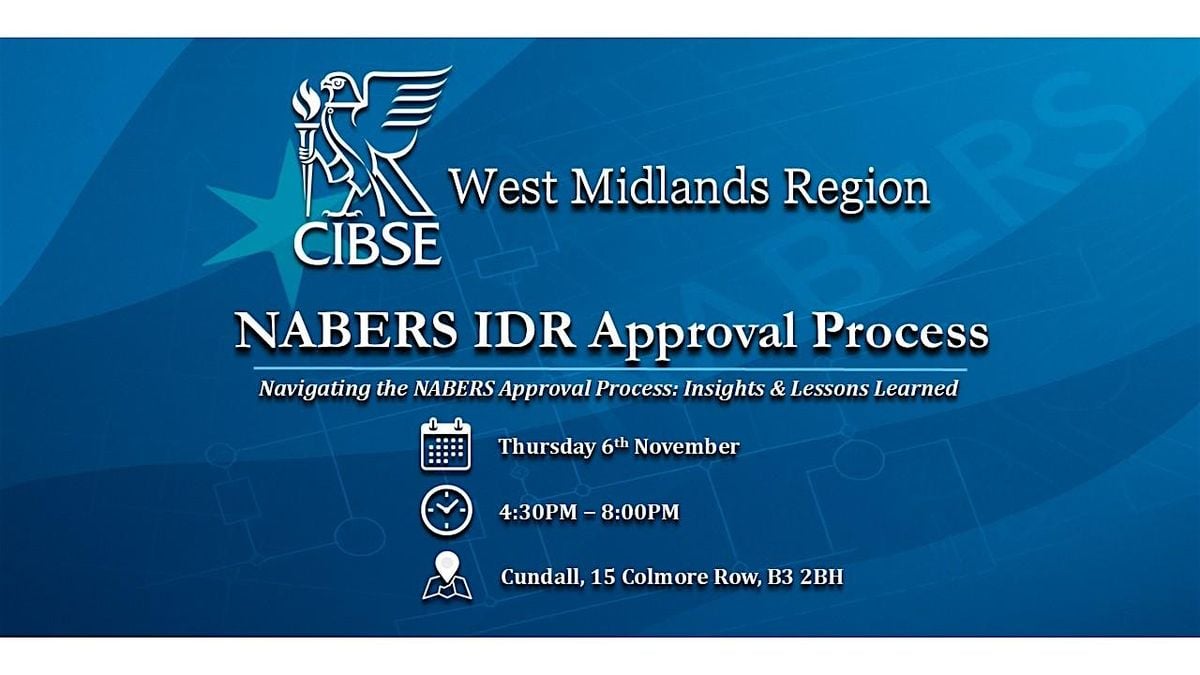 NABERS IDR Approval Process, 6 November | Event in Birmingham | AllEvents