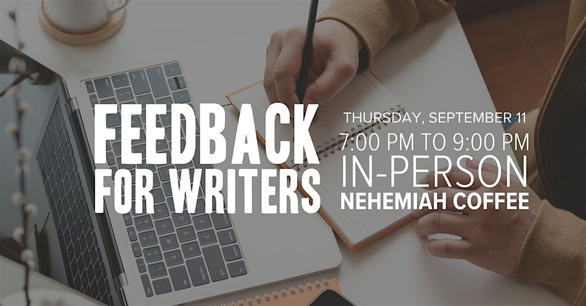 Feedback for Writers, 11 September | Event in Arlington | AllEvents