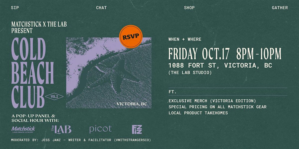 Cold Beach Club: Victoria – Presented by Matchstick x The Lab, 17 October | Event in Victoria | AllEvents