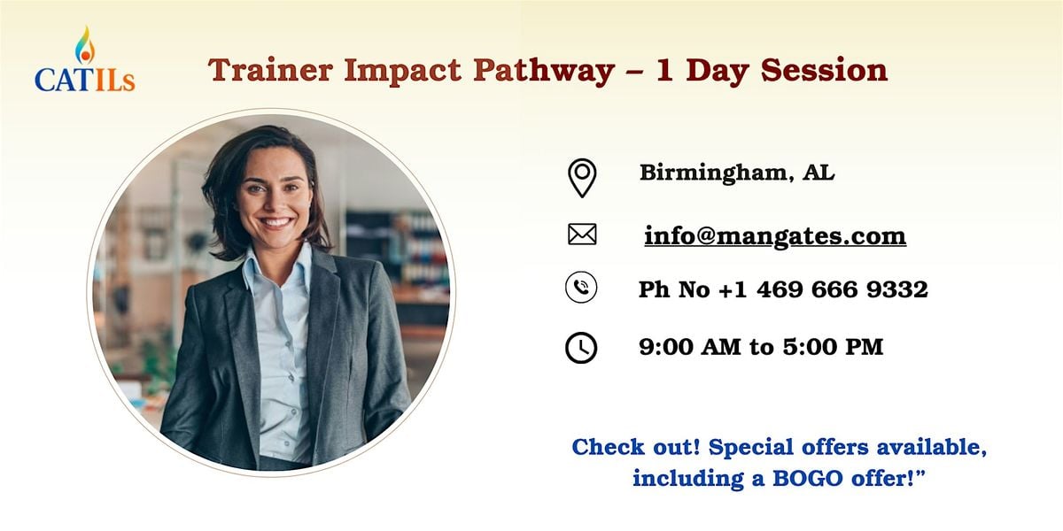 Trainer Impact Pathway – 1 Day Session in Birmingham, AL, 30 October | Event in Birmingham | AllEvents