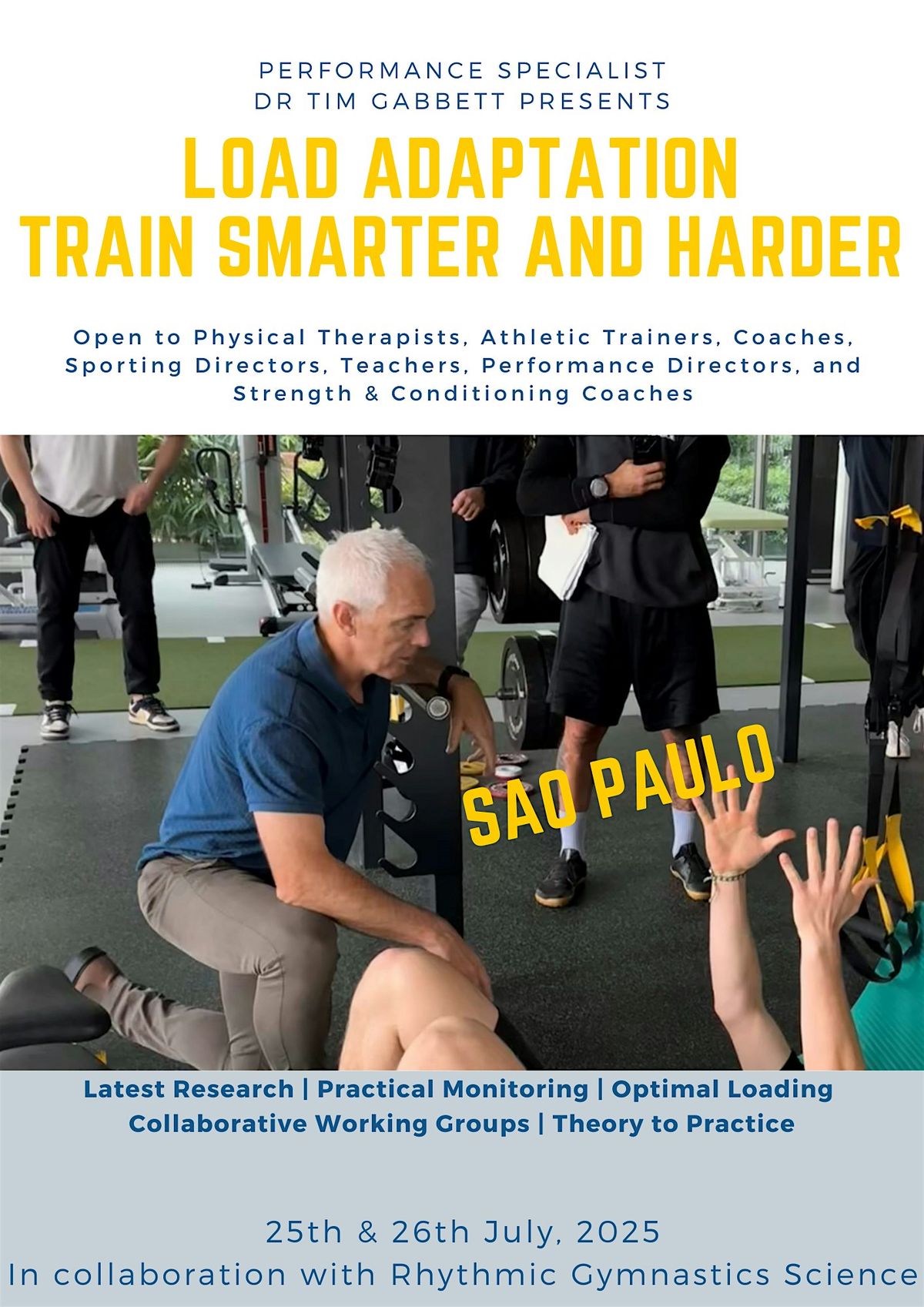 Load Adaptation - Train Smarter and Harder (São Paulo), 25 July | Event in Itaim Bibi | AllEvents