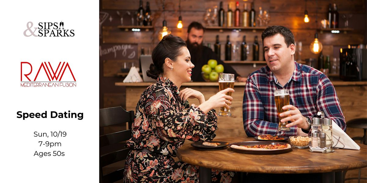 Speed Dating Ages 50s in New Haven, CT at RAWA, 19 October | Event in New Haven | AllEvents