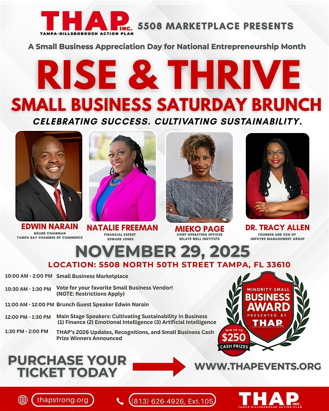 Rise & Thrive Small Business Saturday Brunch | Event in Tampa | AllEvents
