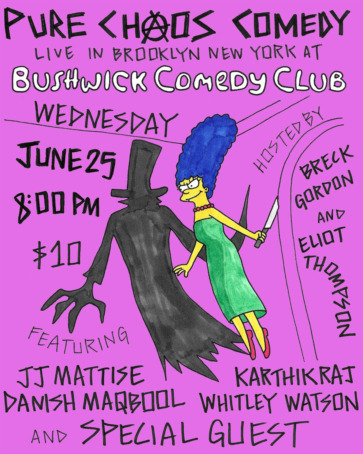 Pure Chaos Comedy BYOB Standup Show in Bushwick | Event in Brooklyn | AllEvents