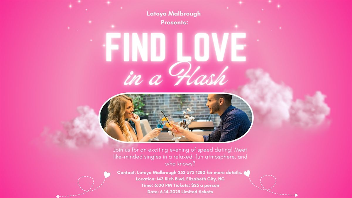 Find Love in a Flash (Speed Dating Event), 14 June | Event in Elizabeth City | AllEvents