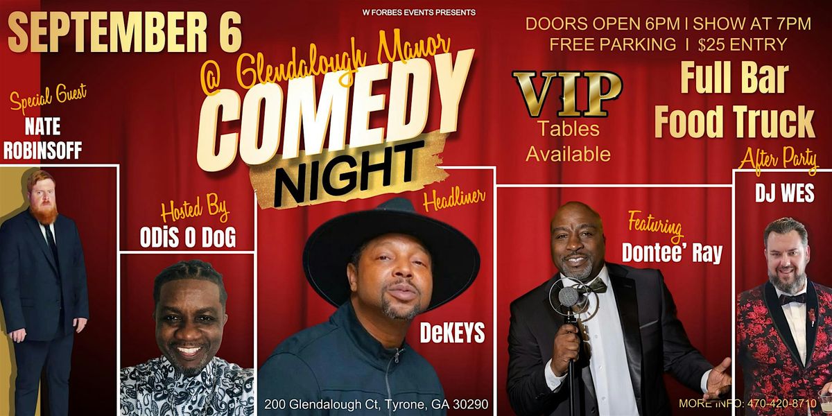 Comedy Night At Glendalough Manor Episode 2, 6 September | Event in Tyrone | AllEvents