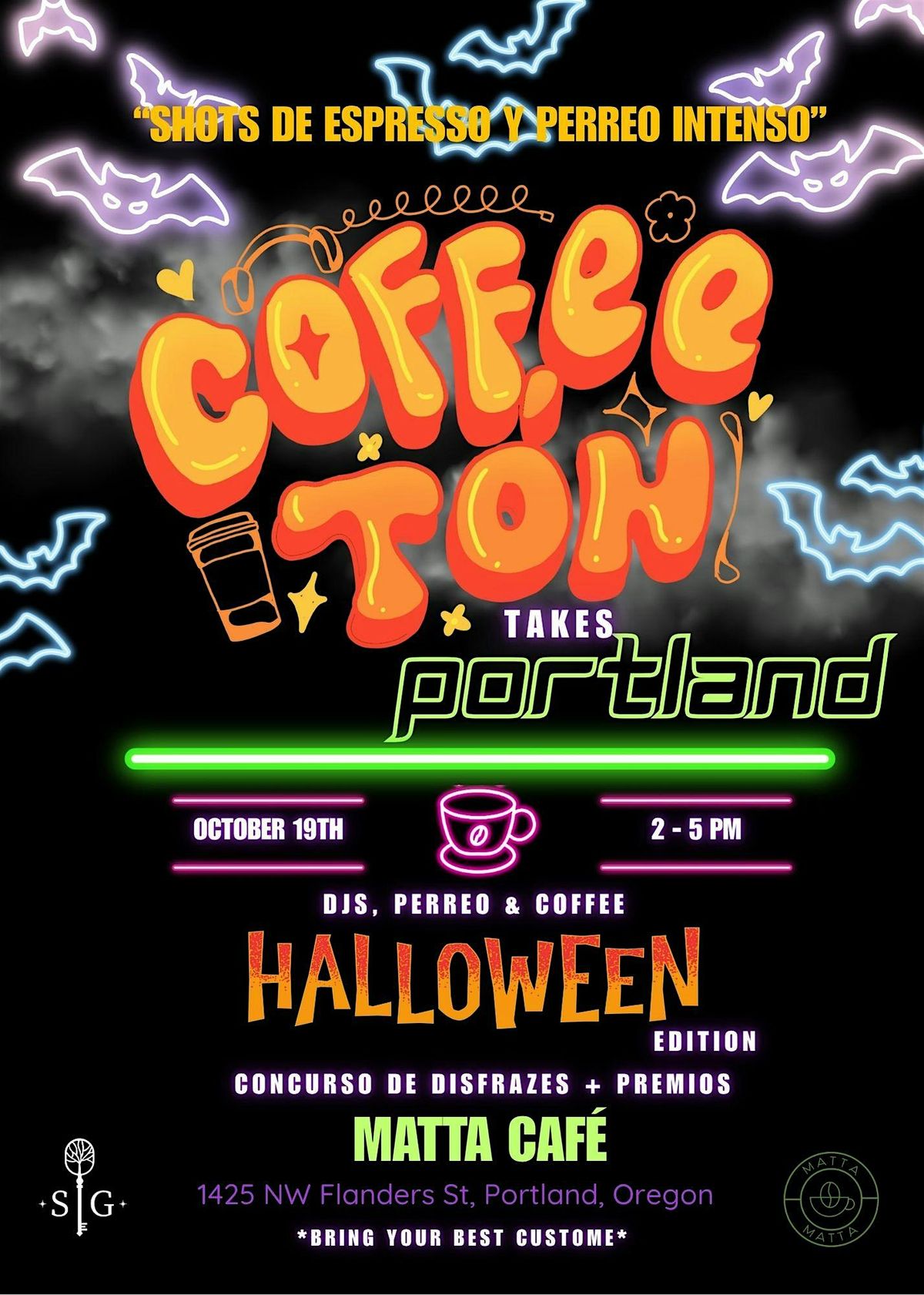 Coffeetón Portland 4: Halloween Edition, 19 October | Event in Portland | AllEvents