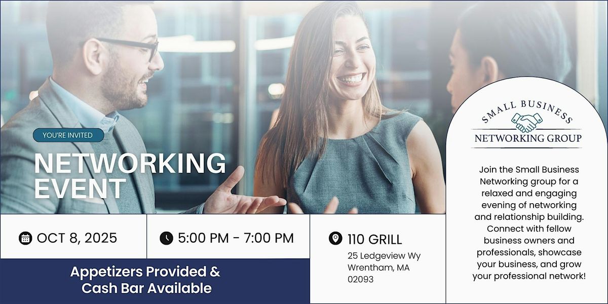 Small Business Networking Event, 8 October | Event in Wrentham | AllEvents