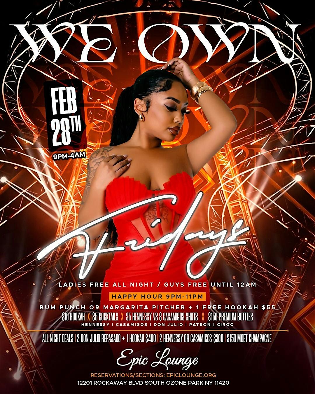 We Own Friday's | Event in Queens | AllEvents