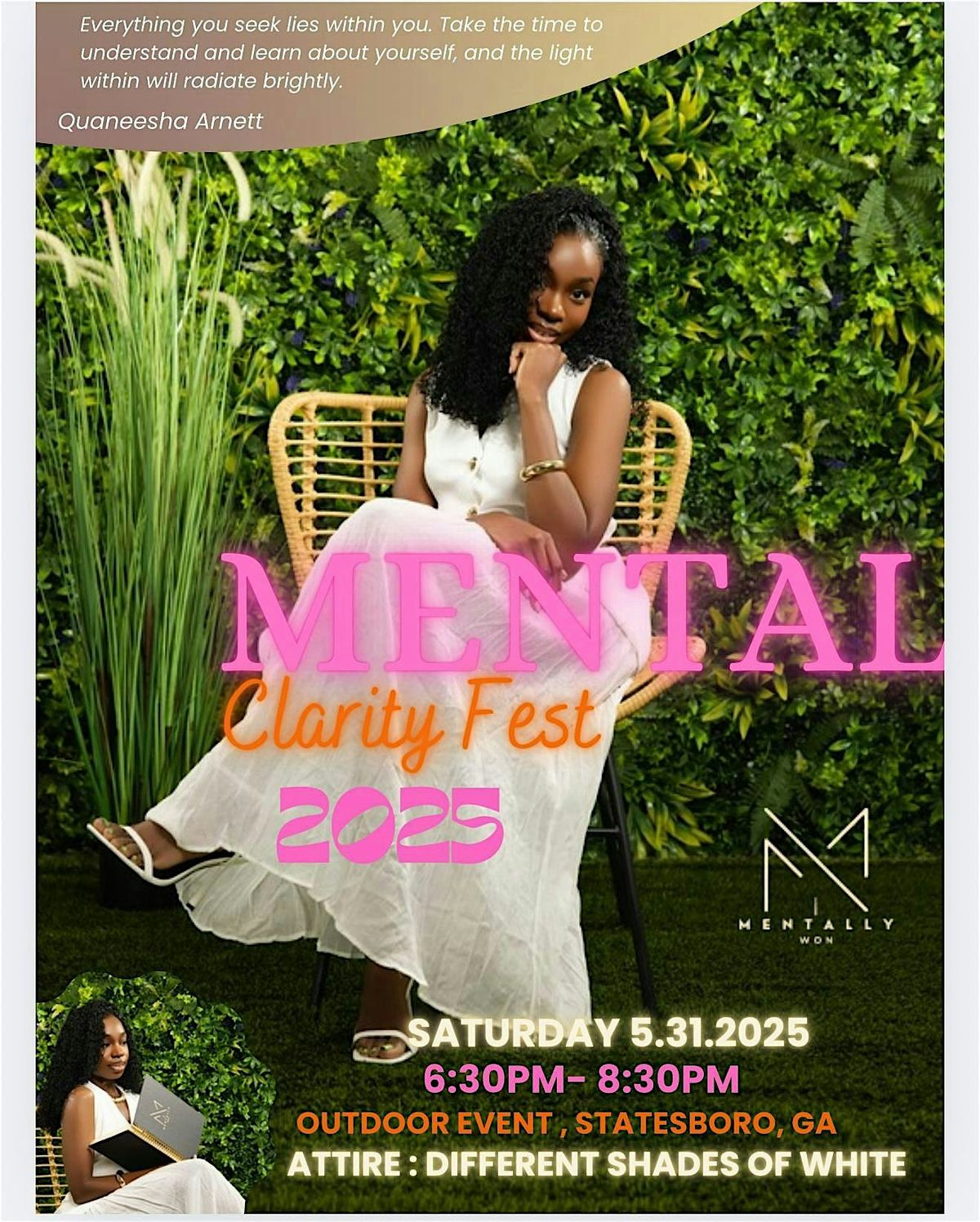 Mental Clarity Fest, 31 May | Event in Statesboro | AllEvents