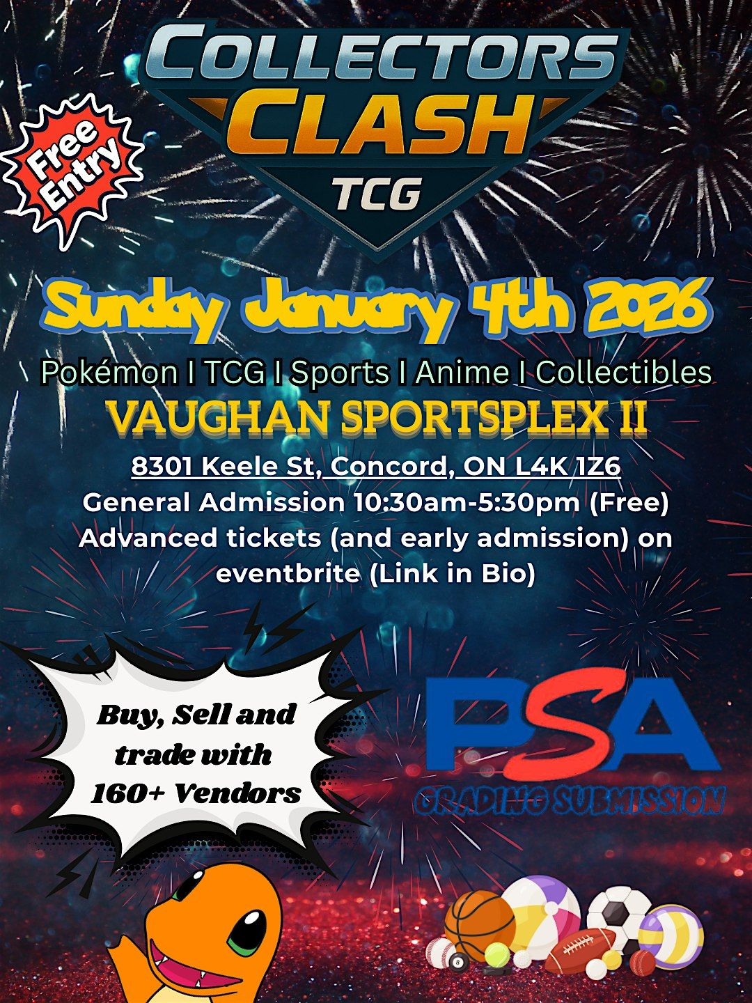 Collectors Clash Card Show, 4 January | Event in Vaughan | AllEvents