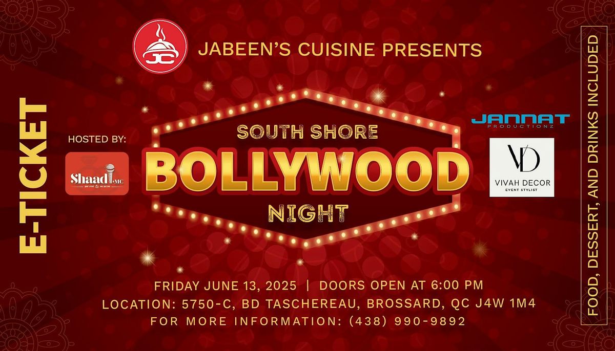 South Shore Bollywood Night!, 13 June | Event in Brossard | AllEvents