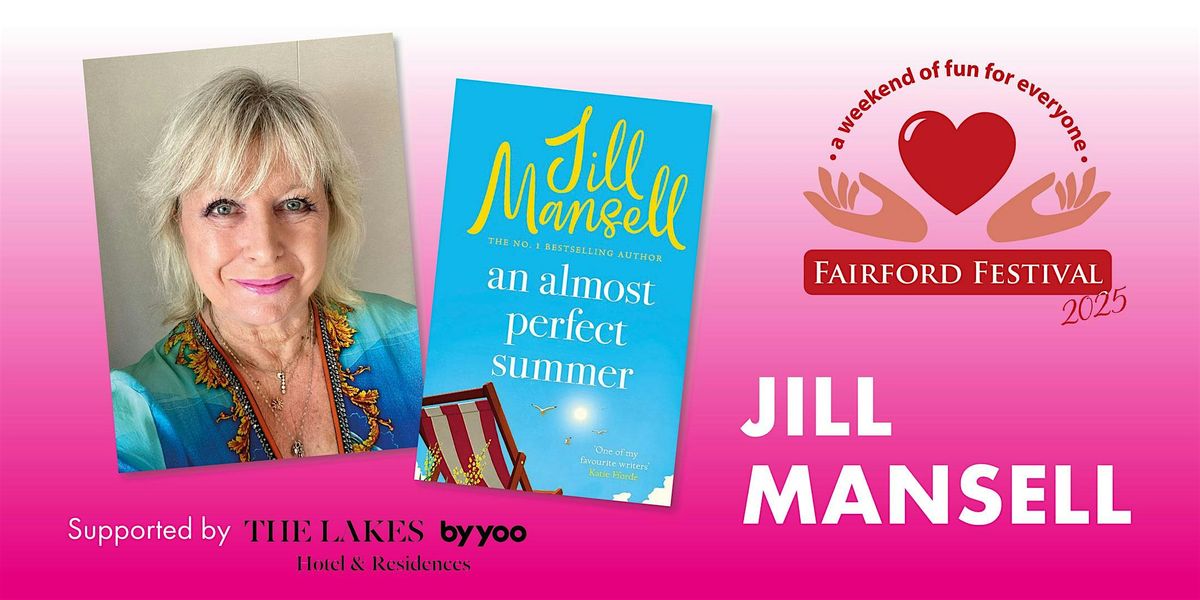 Jill Mansell at Fairford Festival 2025, 7 June | Event in Fairford | AllEvents