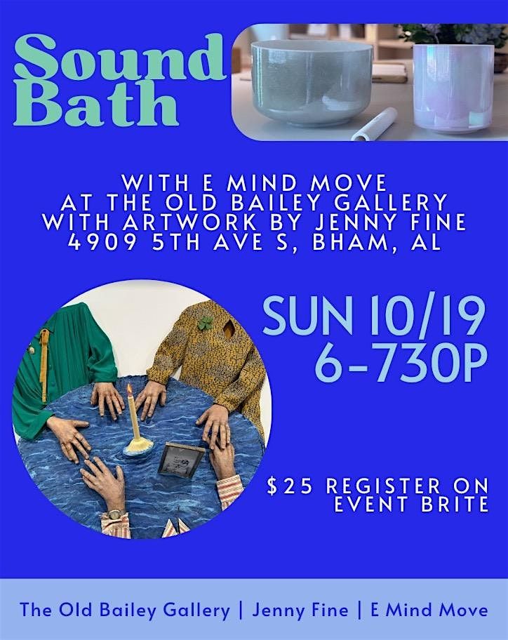 Sound Bath with E MIND MOVE, 19 October | Event in Birmingham | AllEvents