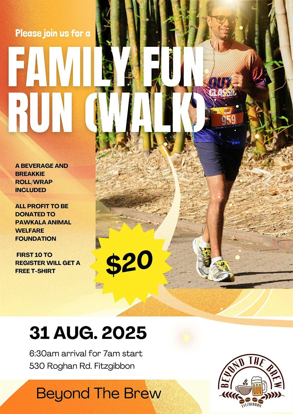 BTB Family Fun Run with a purpose, 31 August | Event in Fitzgibbon | AllEvents