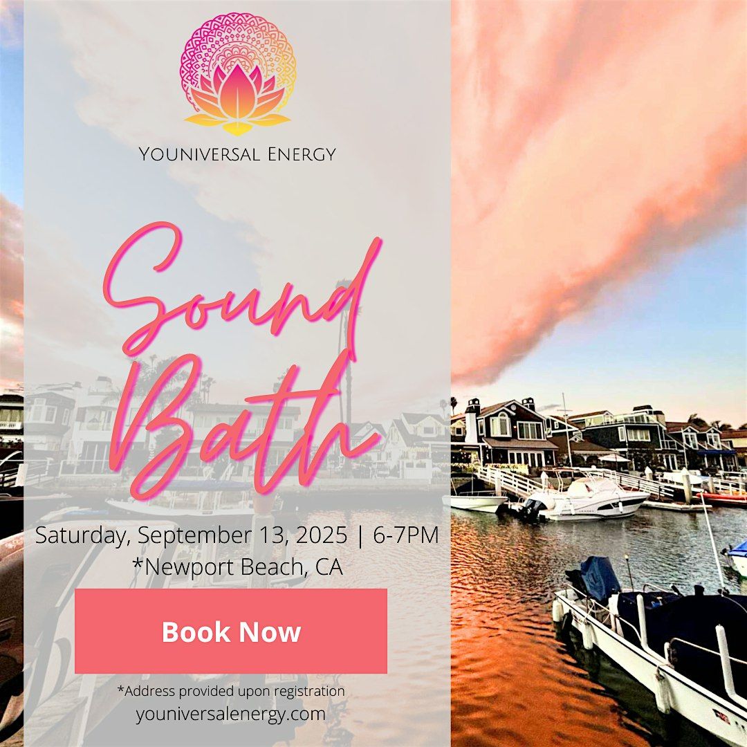 A Sunset Sound Bath Experience on the Newport Beach Harbor, 13 September | Event in Newport Beach | AllEvents